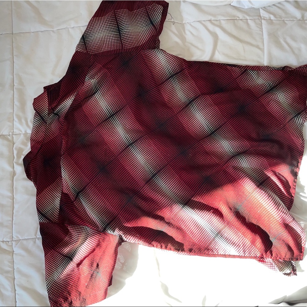 Men’s red button down - Picture 4 of 4